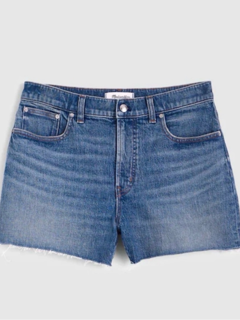 Madewell Blue Denim Cutoff Jean Shorts